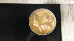 Треска по-польски на рыбном бульоне с корнем сельдерея - шаг 8 Треска по-польски на рыбном бульоне с корнем сельдерея - шаг 8