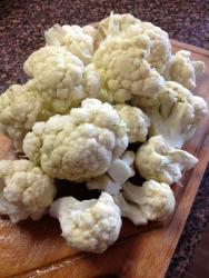 Цветная капуста в сырном кляре - шаг 2 Цветная капуста в сырном кляре - шаг 2