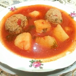 Турецкий суп Измир Кефте