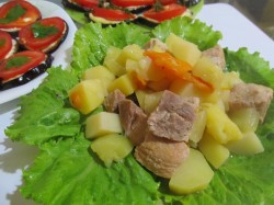 Тушеная картошка с кабачками в мультиварке - шаг 7