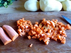 Тушеная картошка с печенью