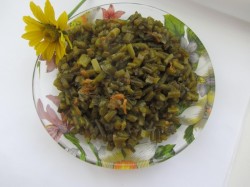 название картинки Тушеные чесночные стрелки