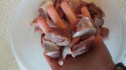 название картинки Тушеные желудки индейки по русско азиатски