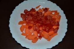 Тушеные свиные ребрышки в мультиварке