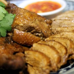 Тушеный гусь кусочками