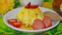 Творожная запеканка на пару