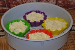 Творожная запеканка на пару