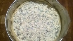 название картинки Творожно сырный пирог с шампиньонами