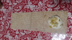 название картинки Творожно-яблочные конвертики из лаваша