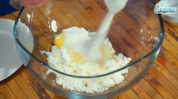 название картинки Творожное домашнее печенье с начинкой из джема