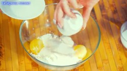 Творожное печенье на сметане с сахаром и ванильным вкусом