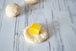 Творожные кнедли с манго