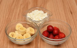 Творожный десерт в блендере для детей