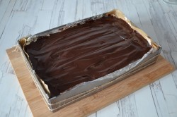 Творожный торт с печеньем