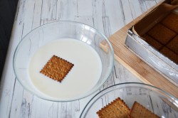 Творожный торт с печеньем