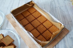 Творожный торт с печеньем