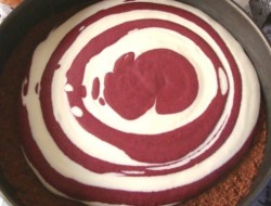 Творожный торт с песочным печеньем и черникой без выпечки - шаг 10