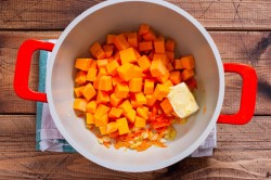 Суп пюре из тыквы со сливками