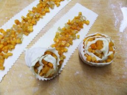 Тыква в тесте на пару