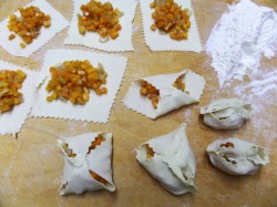 Тыква в тесте на пару