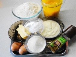 Кексы из тыквы на сметане