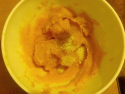 название картинки Тыквенные оладьи без яиц