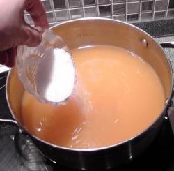 Тыквенный кисель для детей с крахмалом