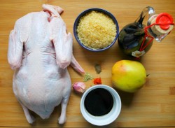 название картинки Утка с рисом в духовке