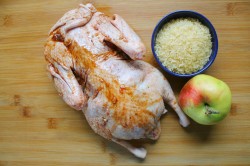 название картинки Утка с рисом в духовке