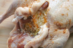 название картинки Утка с рисом в духовке