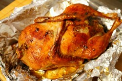 название картинки Утка с рисом в духовке