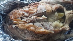 Утка с медом и горчицей в духовке с яблоками - шаг 7 Утка с медом и горчицей в духовке с яблоками - шаг 7