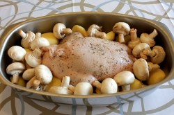 Утка в утятнице в духовке