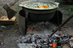 Уха на костре в казане - шаг 17 Уха на костре в казане - шаг 17