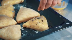 название картинки Самса с фаршем из баранины и говядины