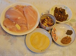 Куриный рулет в пакете