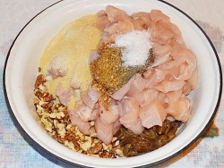 Куриный рулет в пакете