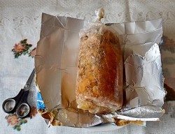 Куриный рулет в пакете