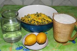 Варенье из одуванчиков с лимонами