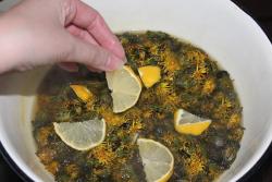 Варенье из одуванчиков с лимонами