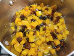 Начинка для выпечки из тыквы и кураги на зиму