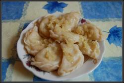 Постные вареники с картошкой без яиц