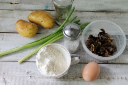 Вареники с картошкой и грибами