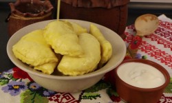 название картинки Ванильные вареники с творогом на пару