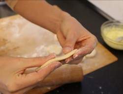 название картинки Ванильные вареники с творогом на пару