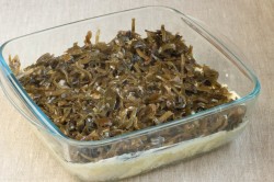 название картинки Салат вегетарианская шуба новогодняя