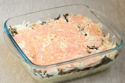 название картинки Салат вегетарианская шуба новогодняя