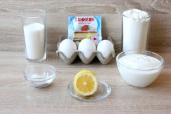 Венские вафли на сметане в электровафельнице - шаг 1 Венские вафли на сметане в электровафельнице - шаг 1