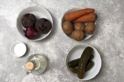 Винегрет без горошка классический