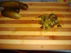 название картинки Винегрет из квашенки с солеными огурцами